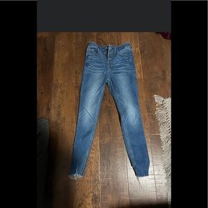 Highwaisted button up jeans